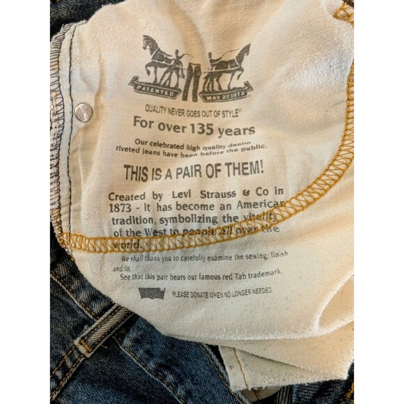 Vintage Levi's 505 Regular Fit Straight Leg Jeans Men's 40x32 Blue Denim - Picture 8 of 13